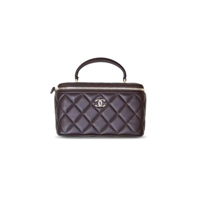 CHANEL VANITY CASE WITH CHAIN LAMBSKIN AP2199 (16*10*8cm)